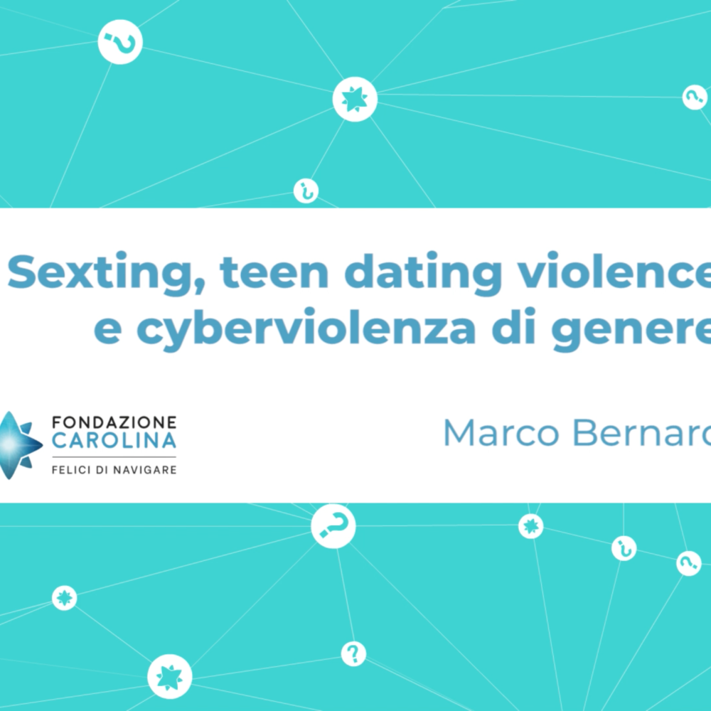 Webinar - Sexting, teen dating violence e cyberviolenza di genere